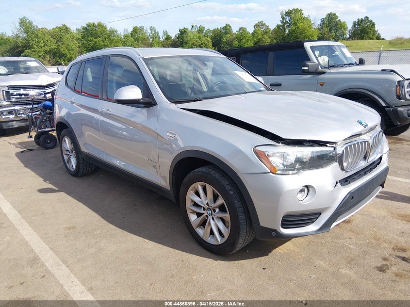 2017 BMW X3 Sdrive28I VIN: 5UXWZ7C33H0V88999 Lot: 44860896
