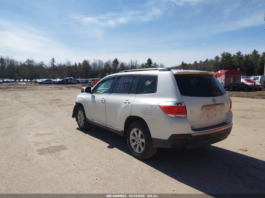 Vin: 5tdbk3eh9bs091269, lot: 45358233, toyota highlander se v6 20113