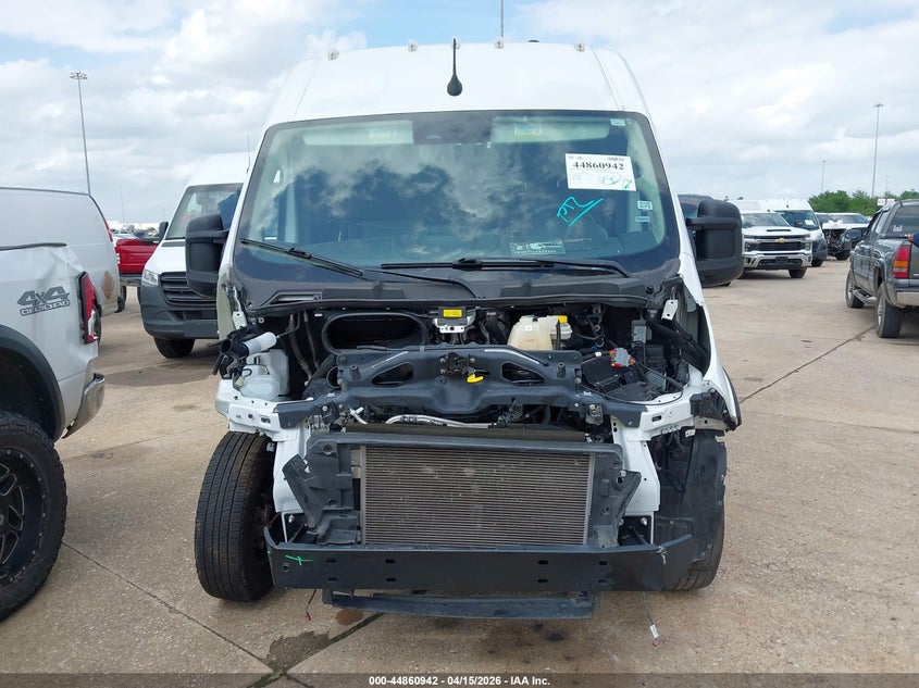 2024 Ram Promaster 2500 Tradesman High Roof 159 Wb W/Pass Seat VIN: 3C6LRVDG3RE132284 Lot: 44860942