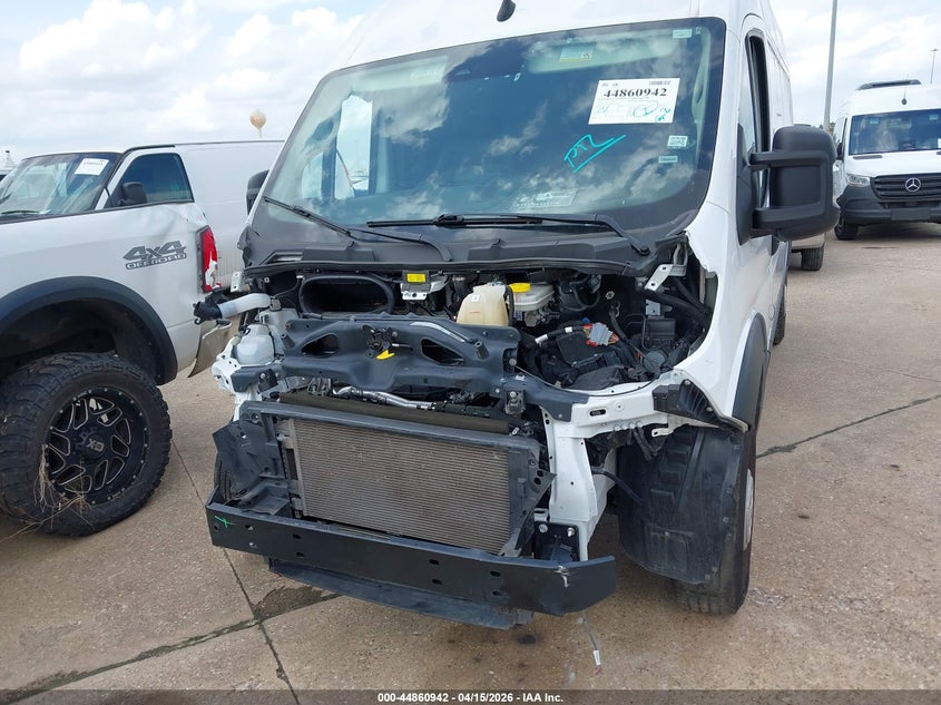 2024 Ram Promaster 2500 Tradesman High Roof 159 Wb W/Pass Seat VIN: 3C6LRVDG3RE132284 Lot: 44860942