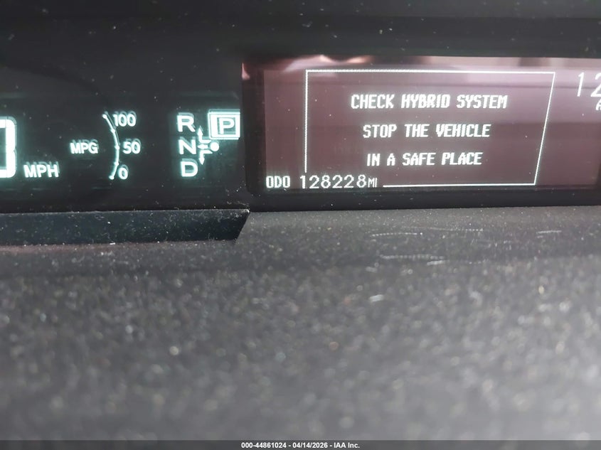 2013 Toyota Prius Four VIN: JTDKN3DU9D5673077 Lot: 44861024