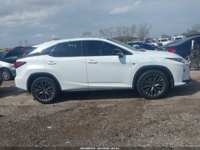 2016 Lexus Rx 3.5 Rx 350 F Sport white Lot 111044861079 Vin 2T2BZMCA6GC046597