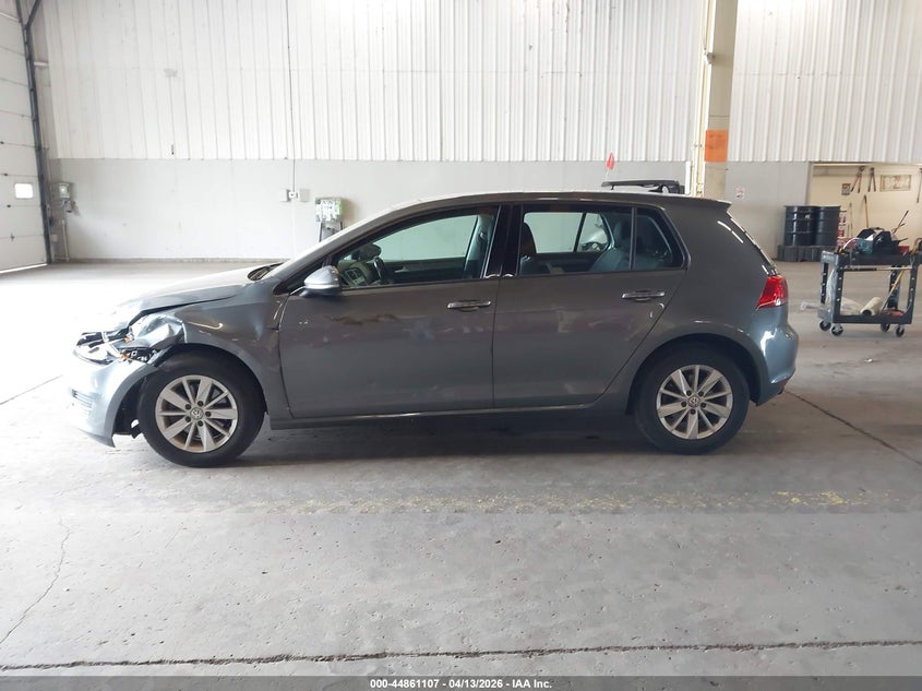 2016 Volkswagen Golf Tsi S 4-Door VIN: 3VW217AU2GM042299 Lot: 44861107