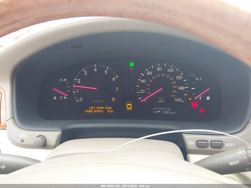 2003 Lexus Ls 430 VIN: JTHBN30F430096492 Lot: 44861120