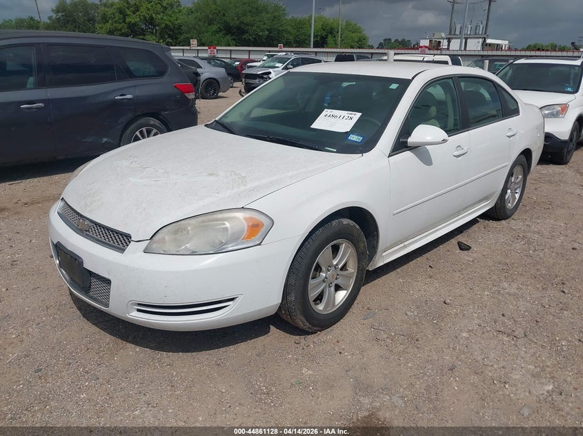 2013 Chevrolet Impala 3.6 Ls white Lot 111044861128 Vin 2G1WA5E36D1119276