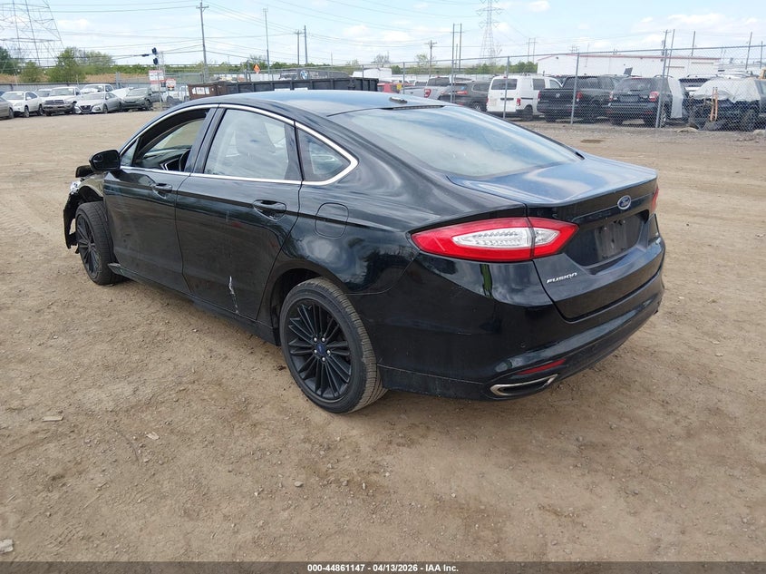 2016 Ford Fusion 2.0 Se Black Lot 111044861147 Vin 3FA6P0T93GR348214