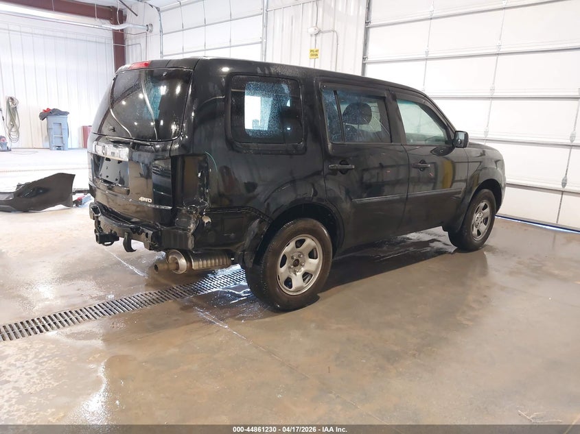 Vin: 5fnyf4h22bb106114, lot: 45358540, honda pilot lx 20114