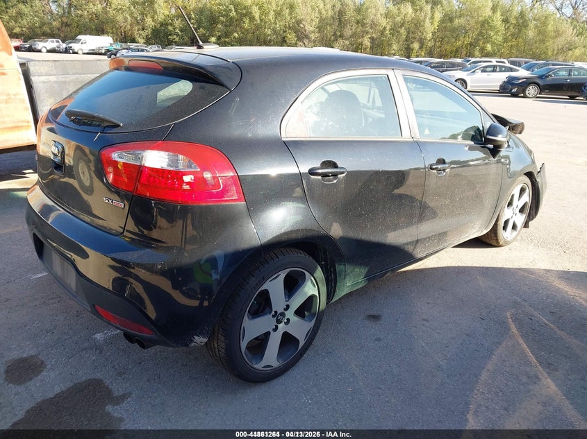 2015 Kia Rio 1.6 Sx black Lot 111044861264 Vin KNADN5A32F6500656