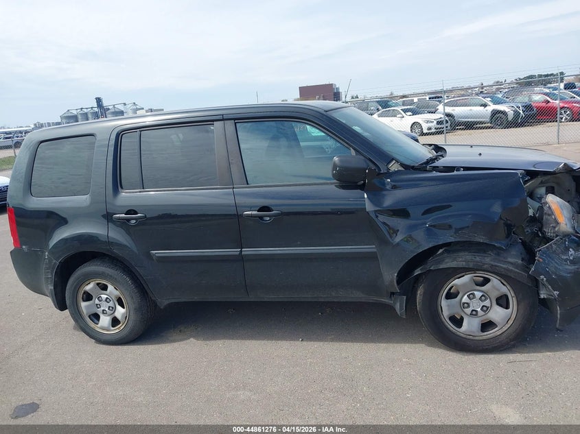 2013 Honda Pilot Lx VIN: 5FNYF4H29DB051275 Lot: 44861276