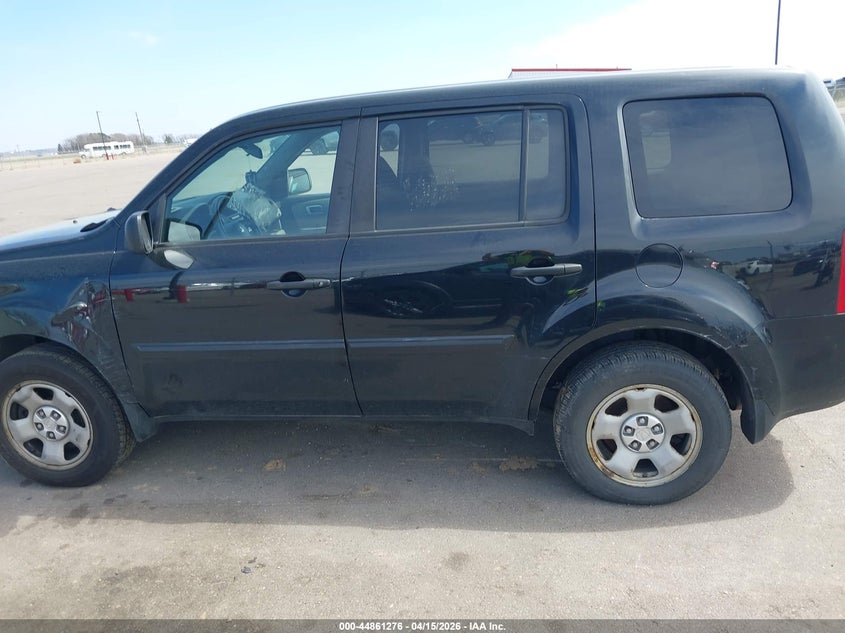 2013 Honda Pilot Lx VIN: 5FNYF4H29DB051275 Lot: 44861276