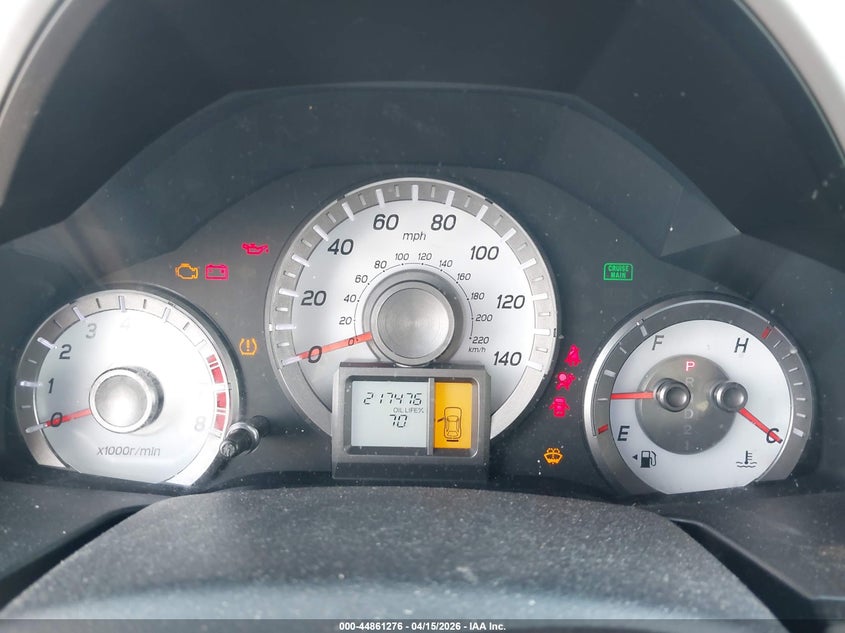 2013 Honda Pilot Lx VIN: 5FNYF4H29DB051275 Lot: 44861276