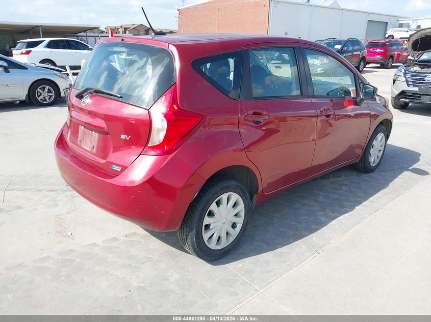 2016 Nissan Versa 1.6 Note S (Sr)/S Plus/Sl/Sr/Sv red Lot 111044861290 Vin 3N1CE2CP6GL402494