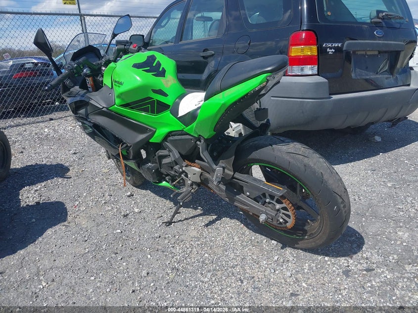 2024 Kawasaki Ninja Kawasaki Ex650 P green Lot 111044861319 Vin ML5EXEP15RDAB8215