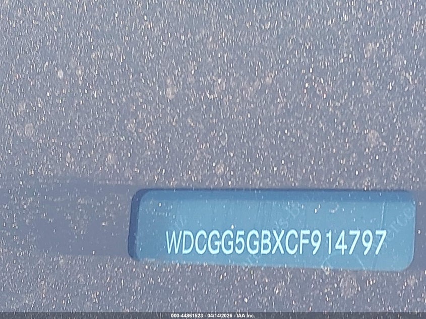 2012 Mercedes-Benz Glk 350 VIN: WDCGG5GBXCF914797 Lot: 44861523