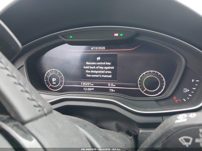 2017 Audi A4 2.0T Season Of Audi Ultra Premium VIN: WAUKMAF47HN060012 Lot: 44861530