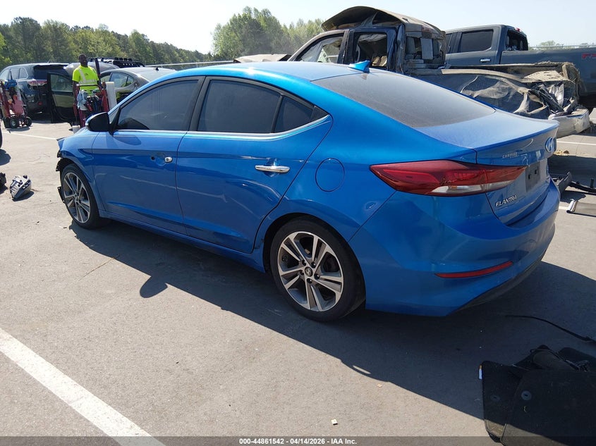 VIN 5NPD84LF8HH110410 2017 HYUNDAI ELANTRA LIMITED