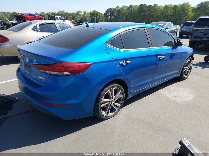 VIN 5NPD84LF8HH110410 2017 HYUNDAI ELANTRA LIMITED