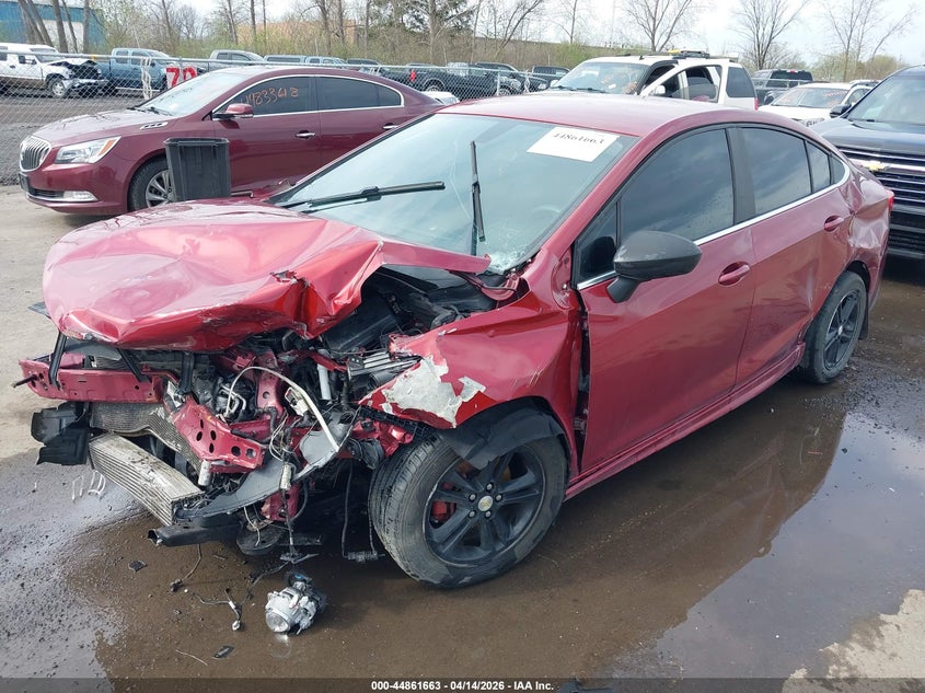 2017 Chevrolet Cruze 1.4 Lt Auto red Lot 111044861663 Vin 1G1BE5SM0H7170118