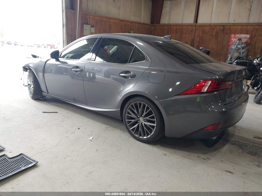 2015 Lexus Is 2.5 Is 250 grey Lot 111044861684 Vin JTHCF1D23F5026678