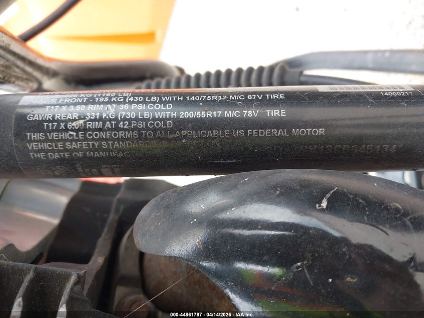 2012 Harley-Davidson Flstfb Fatboy Lo VIN: 1HD1JNV13CB045134 Lot: 44861787