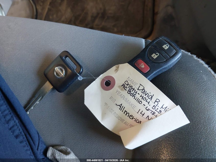 2014 Nissan Nv Cargo Nv2500 Hd S V6 VIN: 1N6BF0KXXEN108232 Lot: 44861821