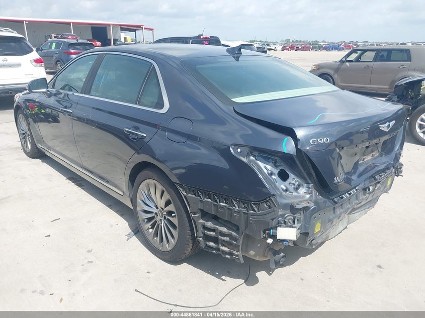 Vin: kmhg34ja6hu016529, lot: 45359152, genesis g90 3.3t premium 20173