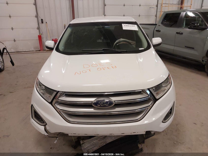 2017 Ford Edge 2.0 Sel white Lot 111044861901 Vin 2FMPK4J98HBC28282