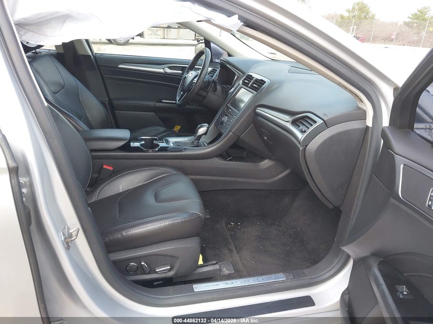 2015 Ford Fusion 2.0 Titanium silver Lot 111044862132 Vin 3FA6P0K95FR220637