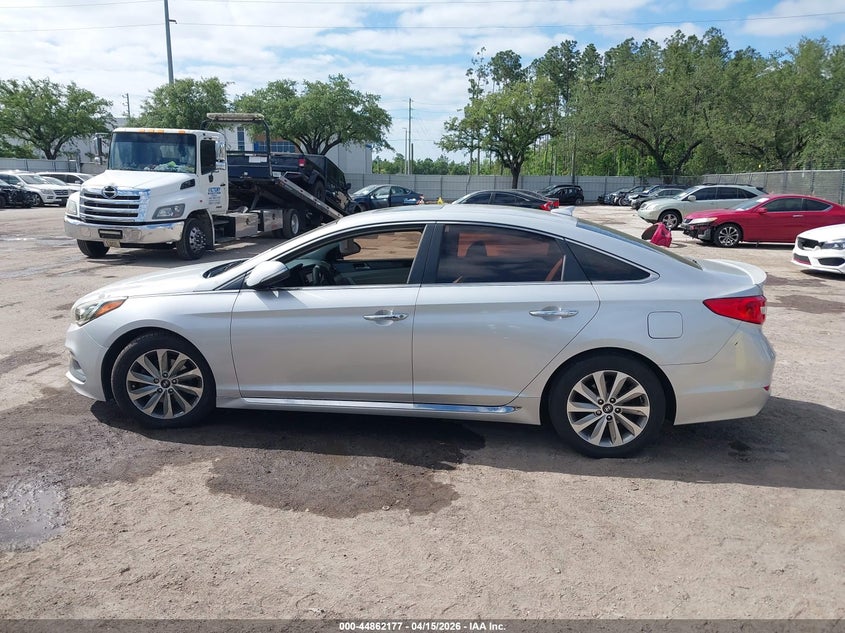 2017 Hyundai Sonata 2.4 Sport silver Lot 111044862177 Vin 5NPE34AF4HH592573