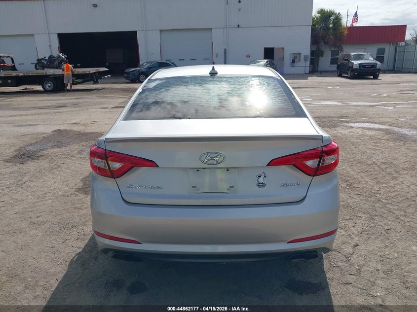 2017 Hyundai Sonata 2.4 Sport silver Lot 111044862177 Vin 5NPE34AF4HH592573