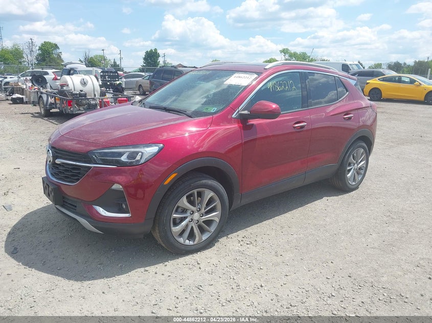 Vin: kl4mmgsl0nb122594, lot: 45359523, buick encore gx awd essence 20222