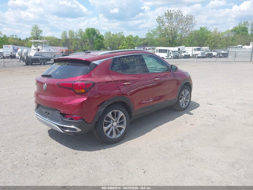 Vin: kl4mmgsl0nb122594, lot: 45359523, buick encore gx awd essence 20224