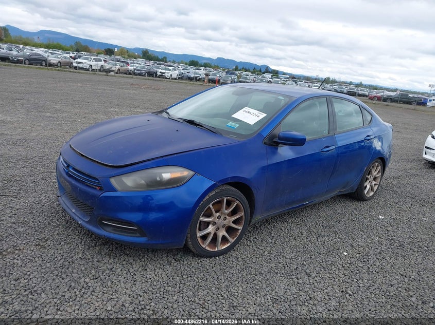 1C3CDFBA7DD170949 2013 Dodge Dart 2.0 Sxt blue