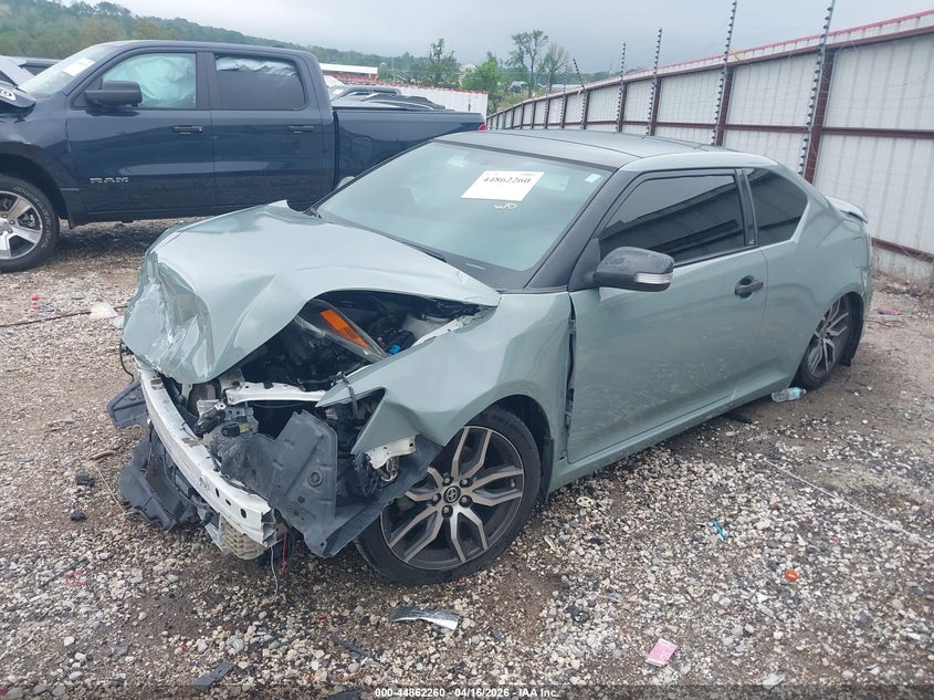 2014 Scion Tc 2.5 grey Lot 111044862260 Vin JTKJF5C74E3074206