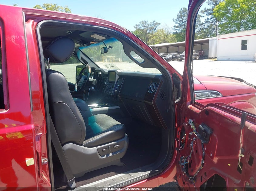2015 Ford F350 F-350 red Lot 111044862345 Vin 1FT8W3BT0FED13605
