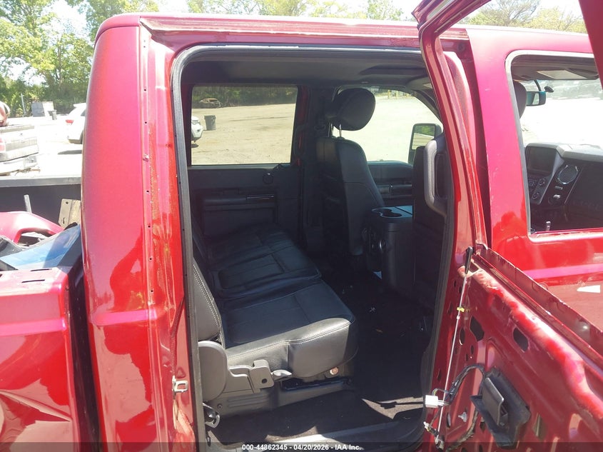 1FT8W3BT0FED13605 2015 Ford F350 F-350 red