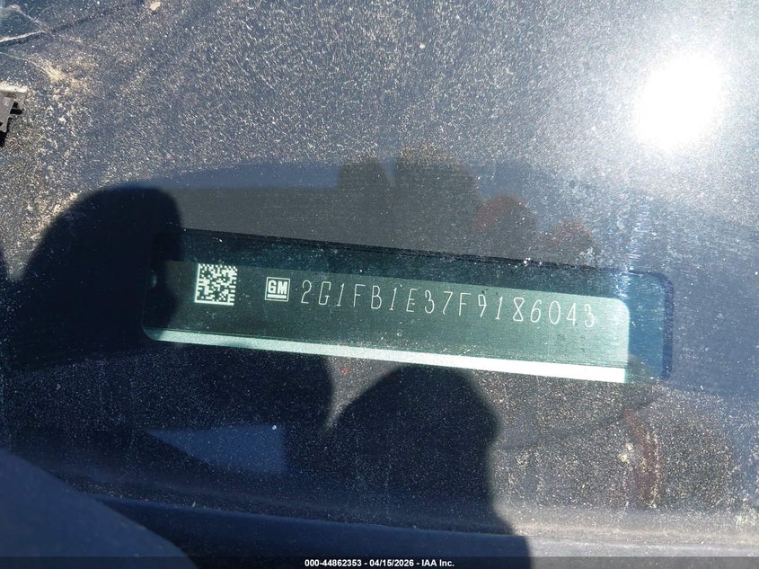 2015 Chevrolet Camaro 2Ls VIN: 2G1FB1E37F9186043 Lot: 44862353