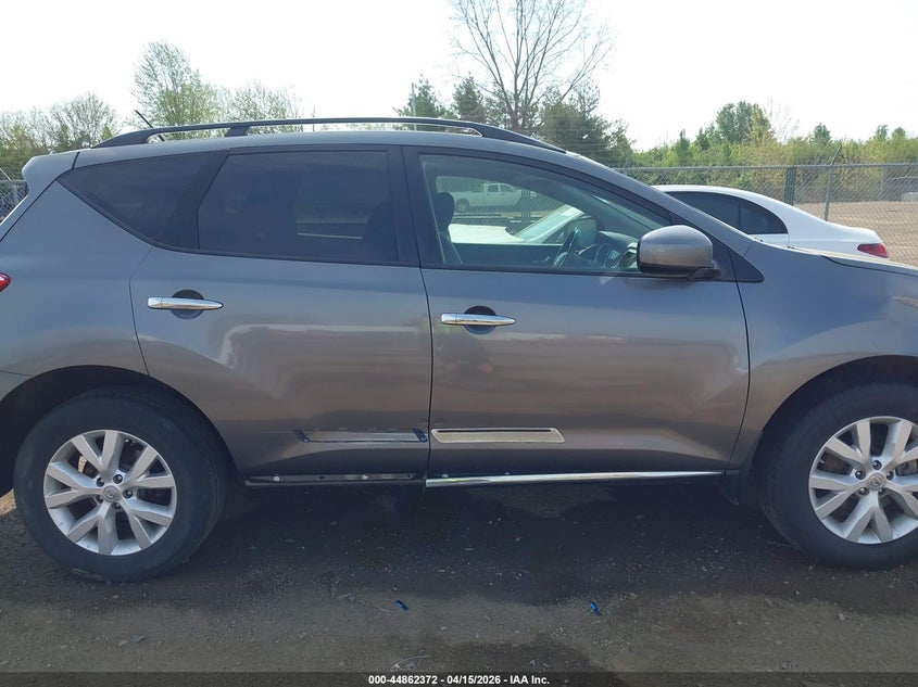 2014 Nissan Murano Sv VIN: JN8AZ1MW2EW525830 Lot: 44862372