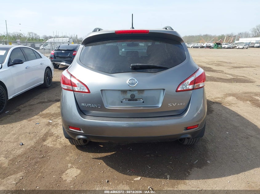 2014 Nissan Murano Sv VIN: JN8AZ1MW2EW525830 Lot: 44862372