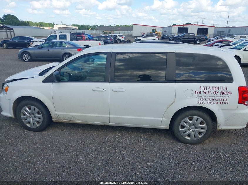 2018 Dodge Grand Caravan Se VIN: 2C4RDGBG0JR161986 Lot: 44862378