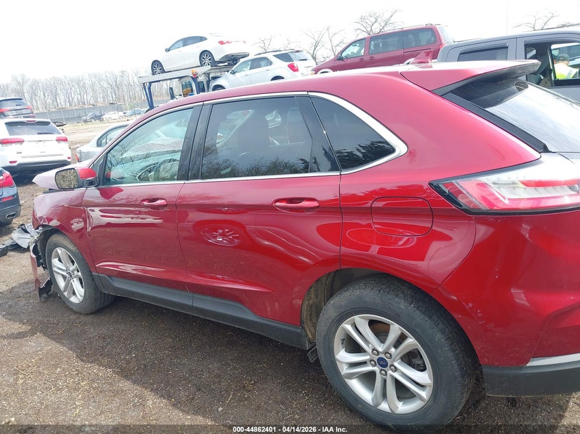 2019 Ford Edge 2.0 Sel red Lot 111044862401 Vin 2FMPK4J99KBC45471
