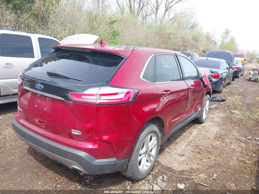 2019 Ford Edge 2.0 Sel red Lot 111044862401 Vin 2FMPK4J99KBC45471