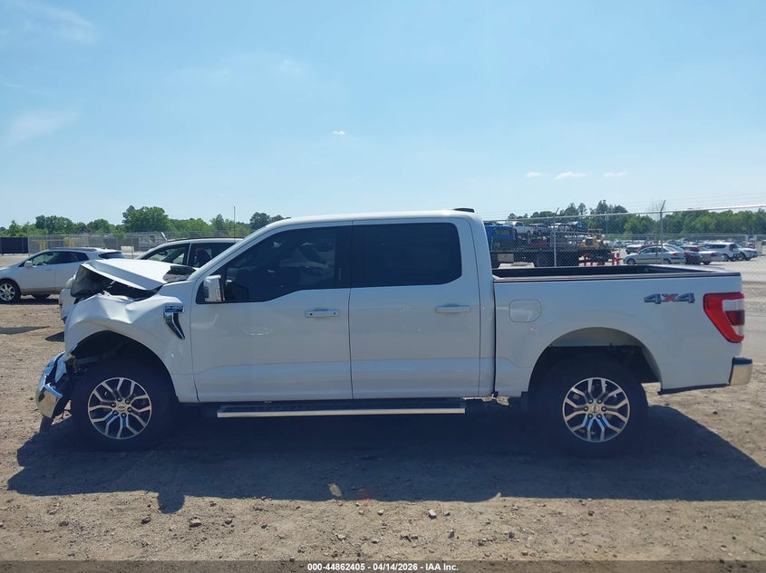 2022 Ford F-150 Lariat VIN: 1FTEW1EP2NFA52511 Lot: 44862405