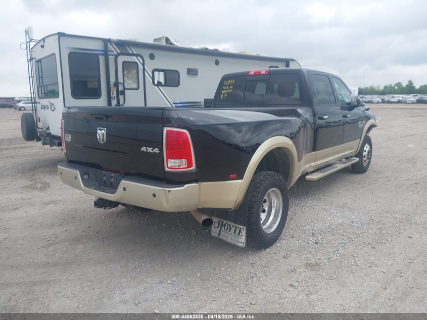 2013 Ram 3500 Ram Laramie Longhorn black Lot 111044862430 Vin 3C63RRKL8DG567497