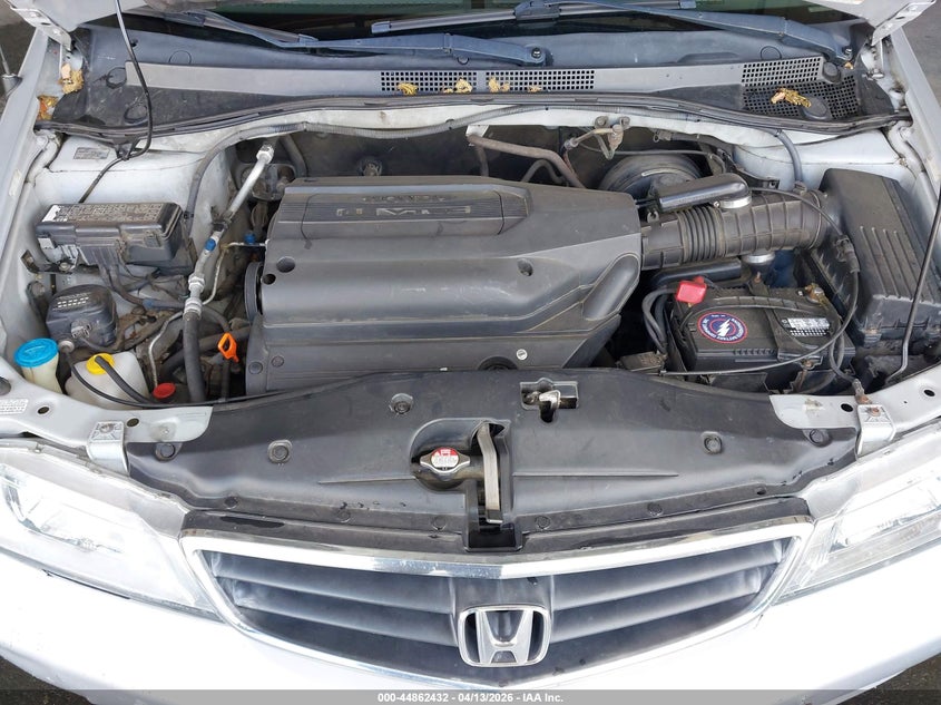 2002 Honda Odyssey Ex-L VIN: 2HKRL18922H571020 Lot: 44862432