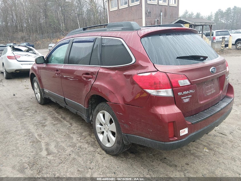 2011 Subaru Outback 2.5I Premium VIN: 4S4BRBCC2B3322779 Lot: 44862491
