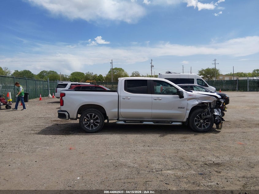 2021 Chevrolet Silverado 1500 4Wd Short Bed Rst VIN: 3GCUYEETXMG177795 Lot: 44862533