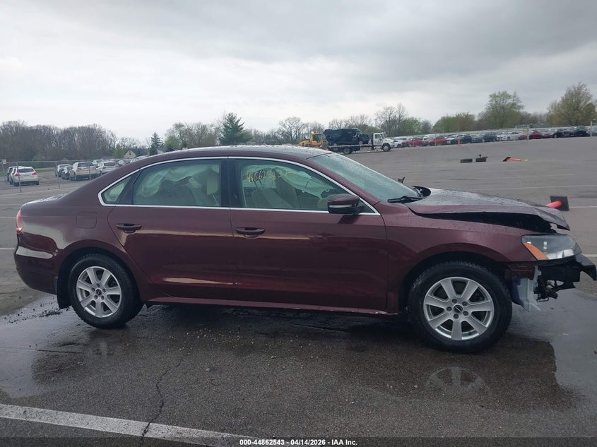 2014 Volkswagen Passat 1.8T Se VIN: 1VWBT7A32EC100489 Lot: 44862543