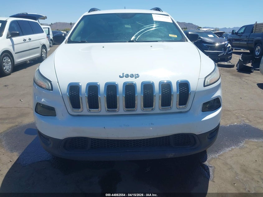 2016 Jeep Cherokee Sport VIN: 1C4PJLAB7GW312644 Lot: 44862554