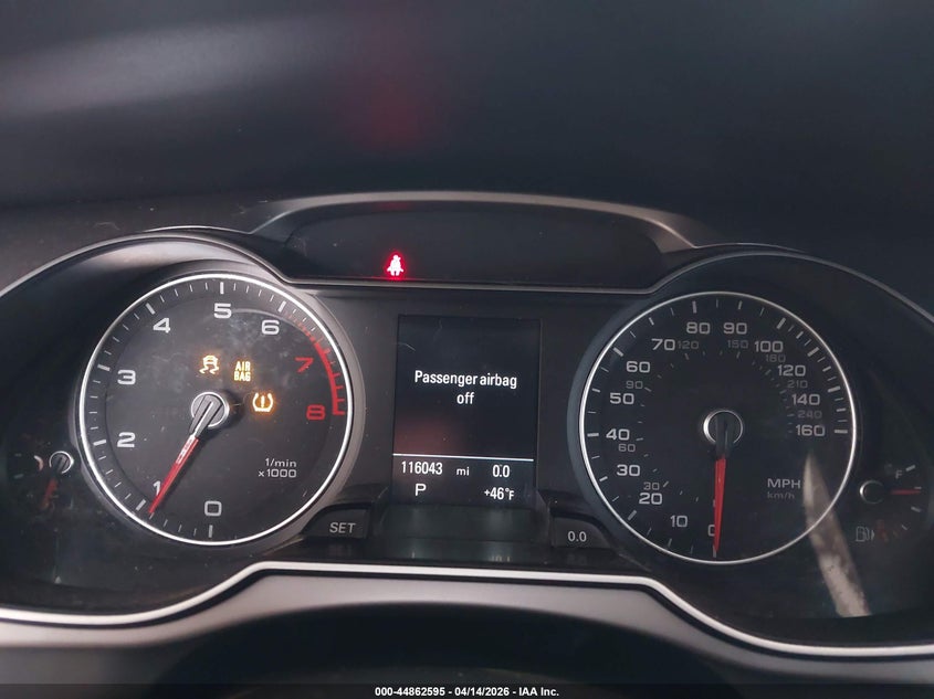 2014 Audi A4 2.0T Premium VIN: WAUFFAFL6EN014587 Lot: 44862595